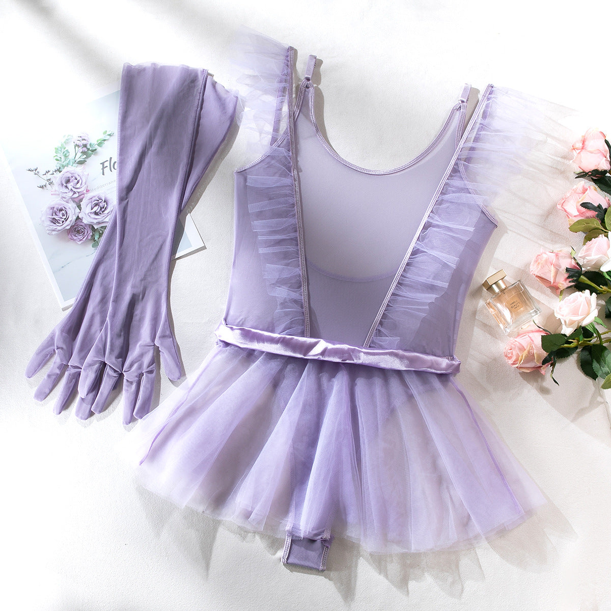 SoftRevel Mesh 3-Piece Set Bodysuit - view 8