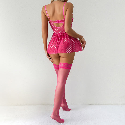 Stockings Push-Up Babydoll Dress - detail view 8