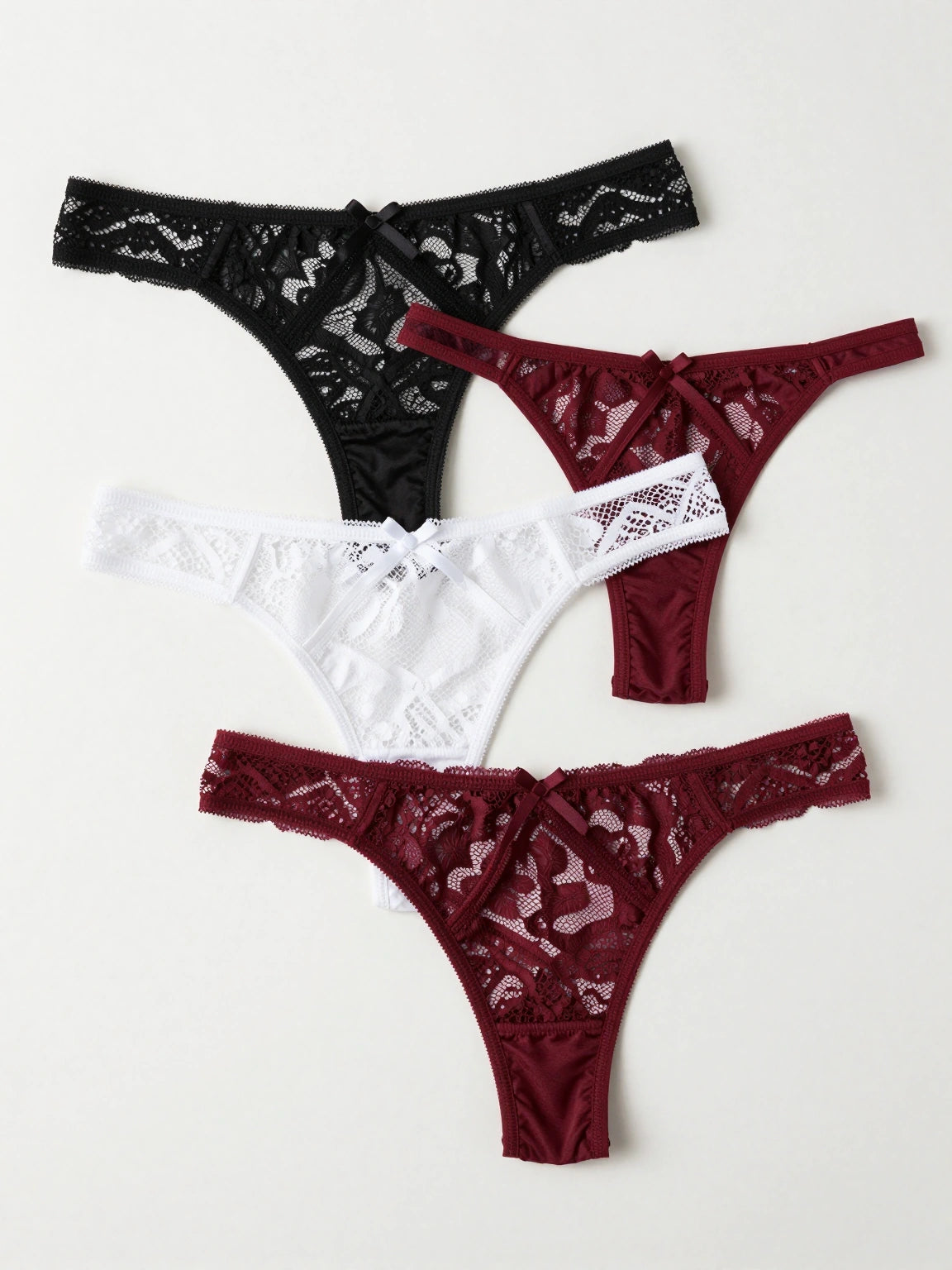 Lace Thong Set of 3