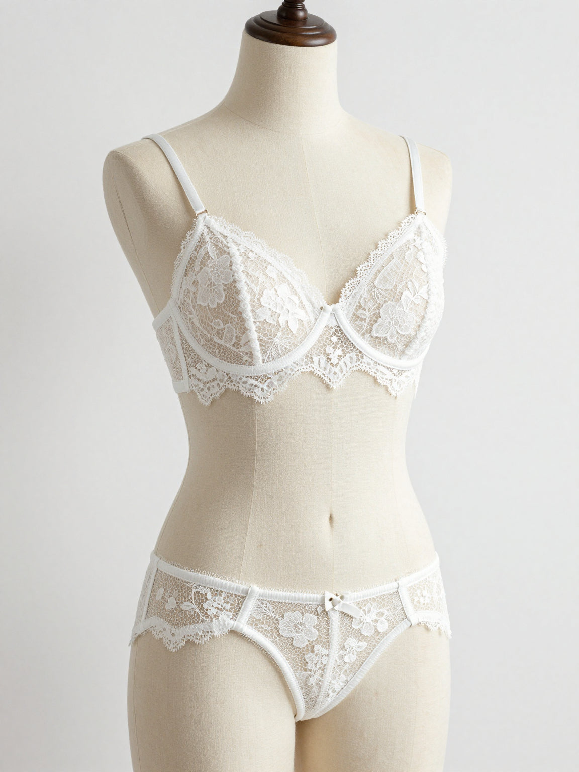 Bridal White Lace Set