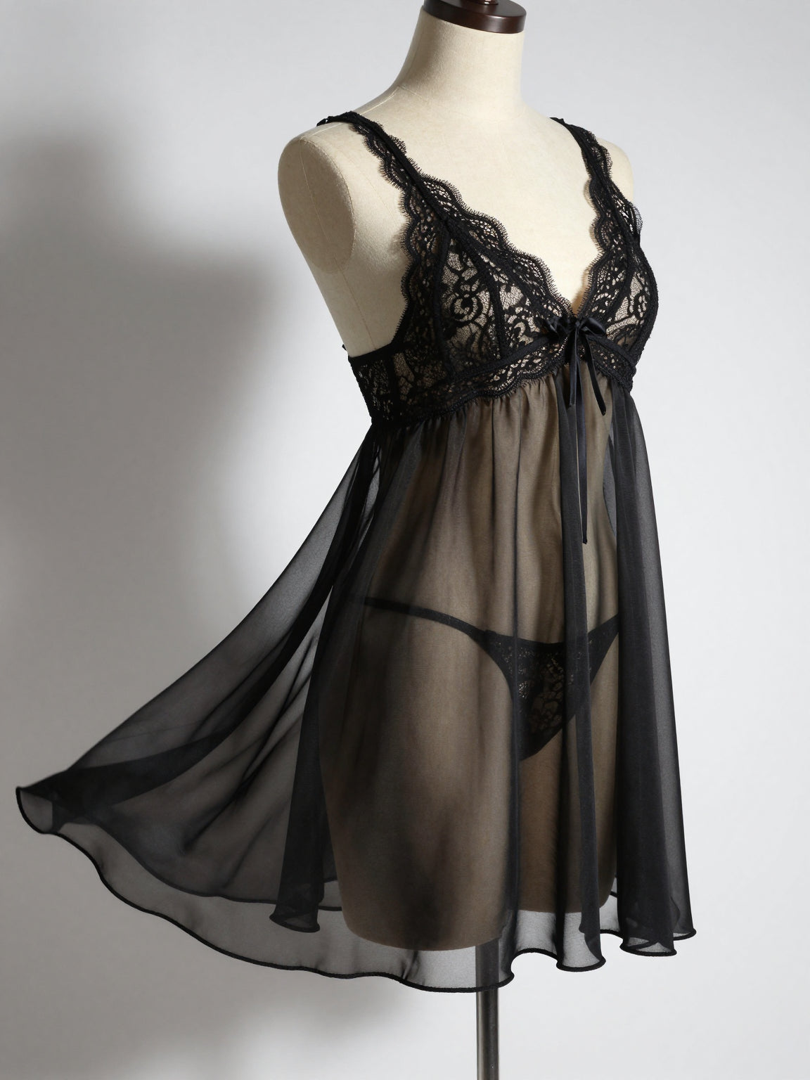 Sheer Chiffon Babydoll