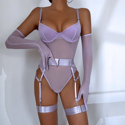 3-Piece Set Lace-Up Lingerie - detail view 21