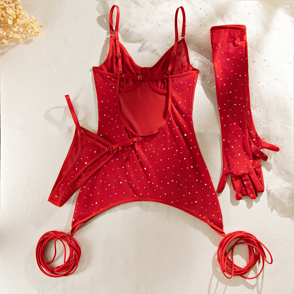 3-Piece Set Push-Up Underwire Lingerie - detail view 9