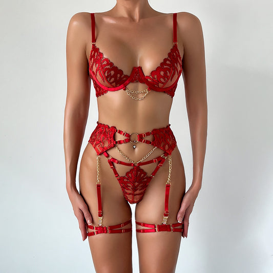 SoftRevel 4-Piece Set Lingerie - back view