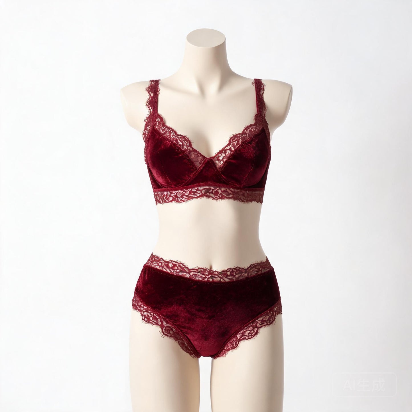 Velvet Lingerie Set
