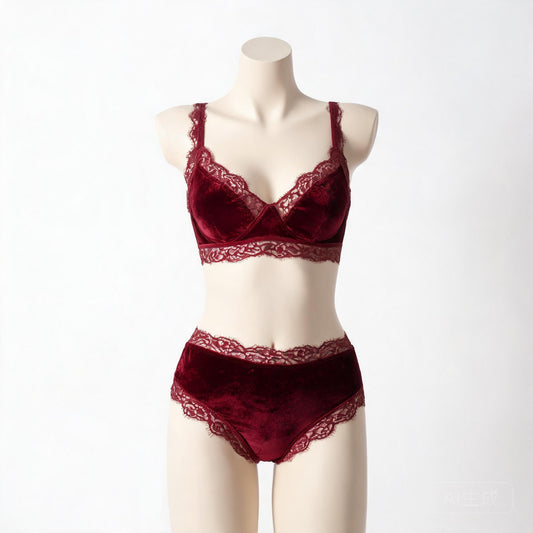 Velvet Lingerie Set