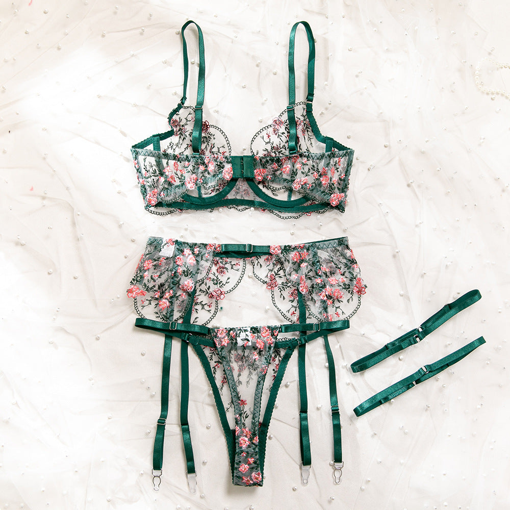 SoftRevel Sheer Mesh 4-Piece Set Bra - detail view 5