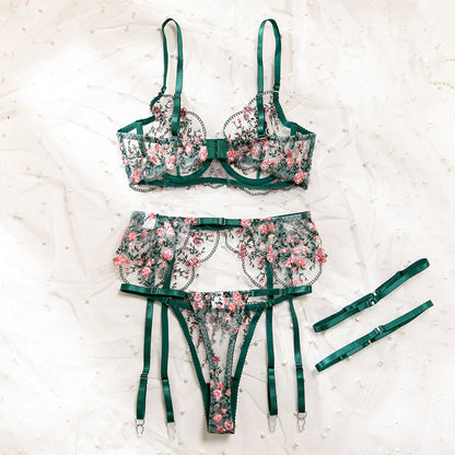 SoftRevel Sheer Mesh 4-Piece Set Bra - detail view 5
