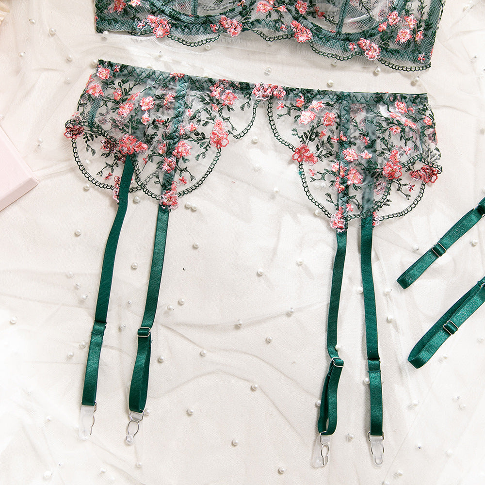 SoftRevel Sheer Mesh 4-Piece Set Bra - detail view 6