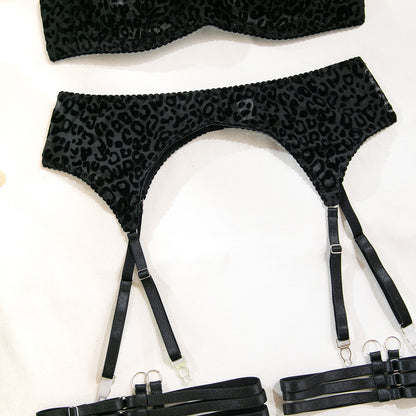 Black Sheer Push-Up Lingerie Set - detail view 17
