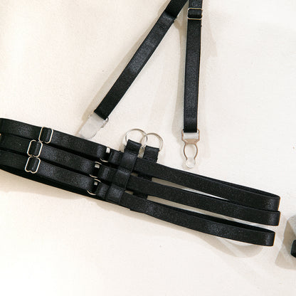 Black Sheer Push-Up Lingerie Set - detail view 20