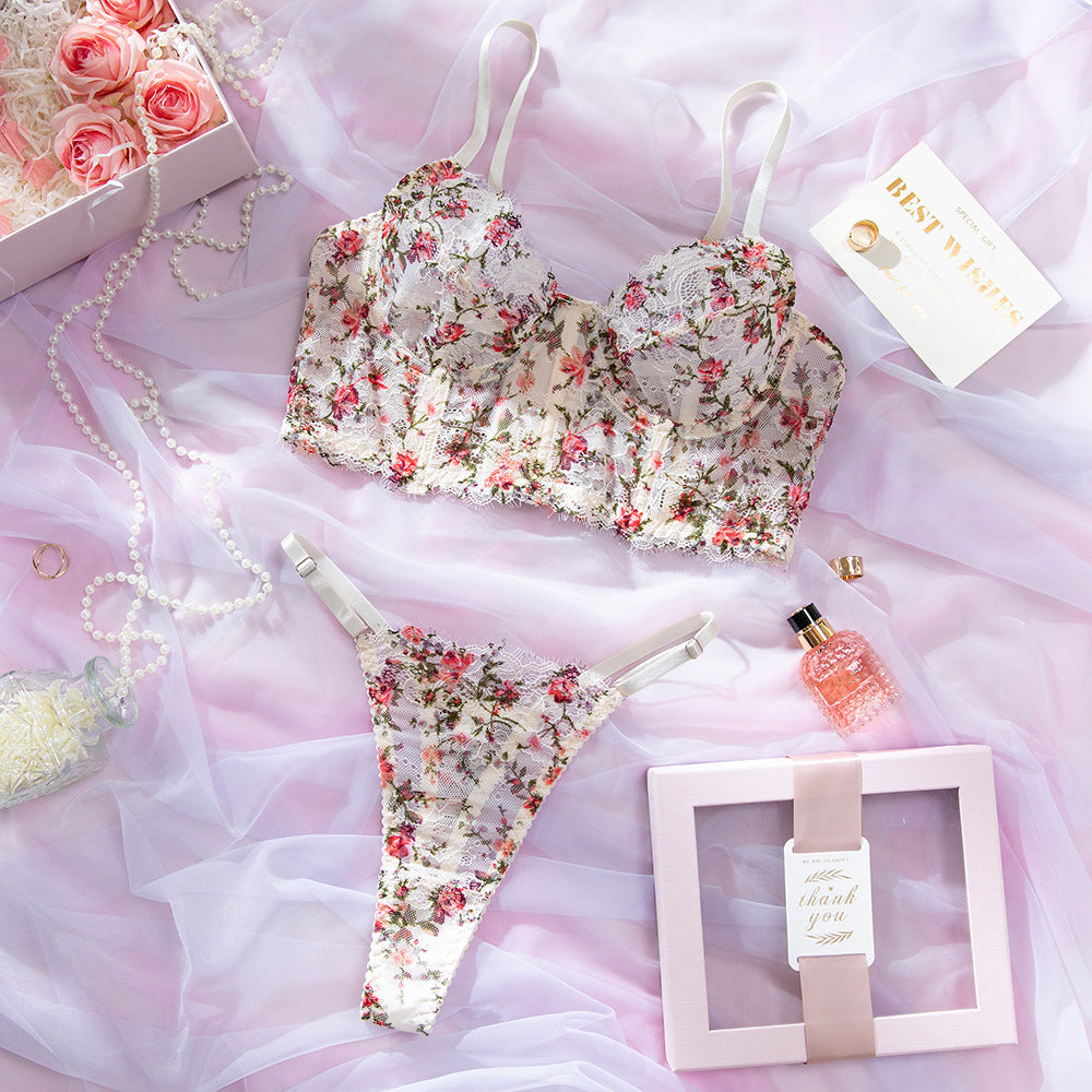 SoftRevel Bra Set Push-Up Lingerie - flat lay