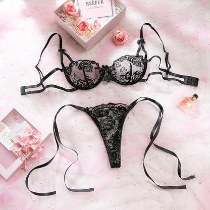 SoftRevel Bra Set Push-Up Lingerie - flat lay