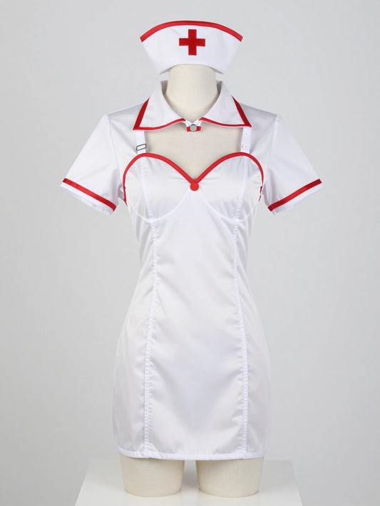 Nurse Cosplay Lingerie Costume Set