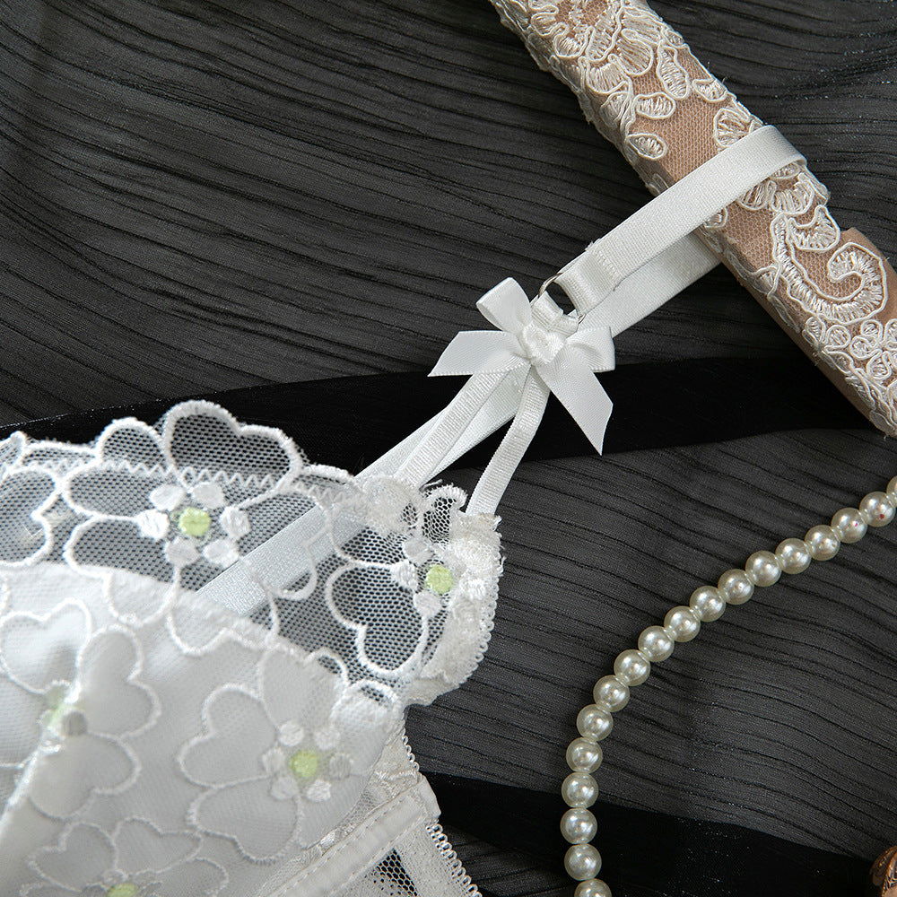 Garter Belt Set Underwire Lingerie - detail view 14