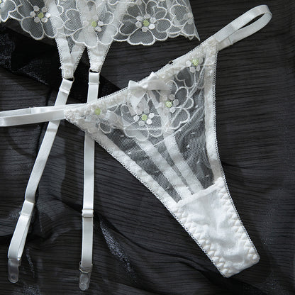 Garter Belt Set Underwire Lingerie - detail view 18