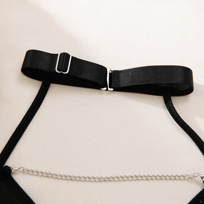 Halter Backless Chain Lingerie Set - detail view 14
