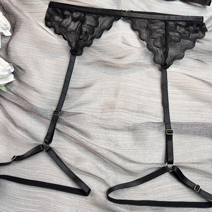 Lace 3-Piece Set Halter Lingerie - detail view 32