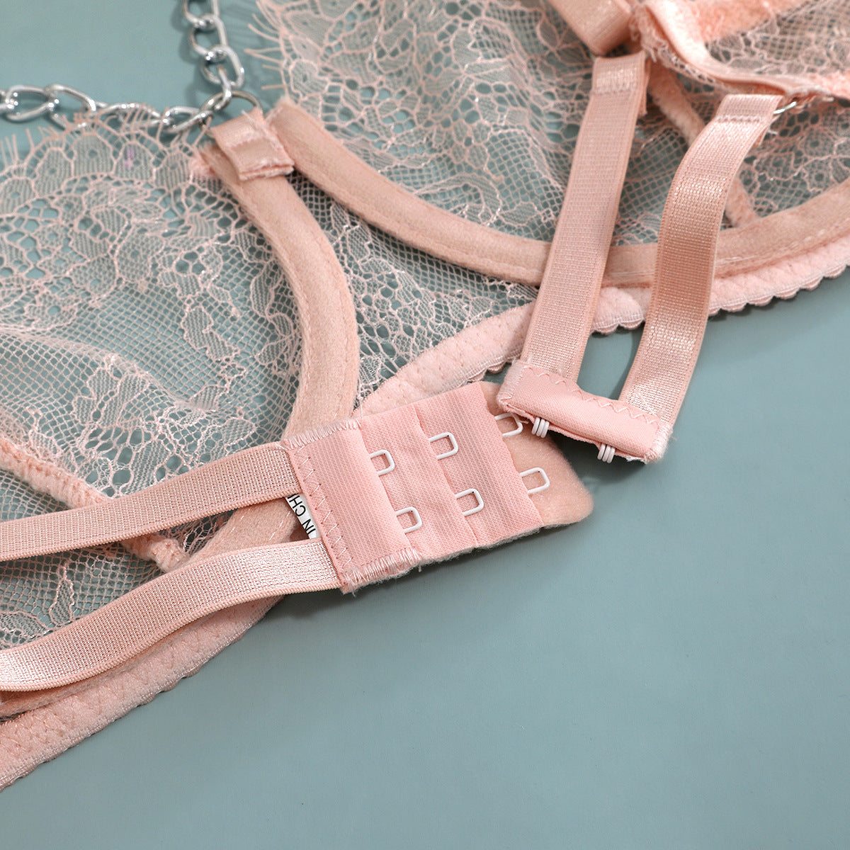 Lace 4-Piece Set Chain Lingerie - detail view 73