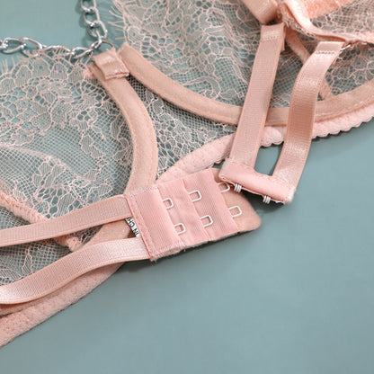 Lace 4-Piece Set Chain Lingerie - detail view 73