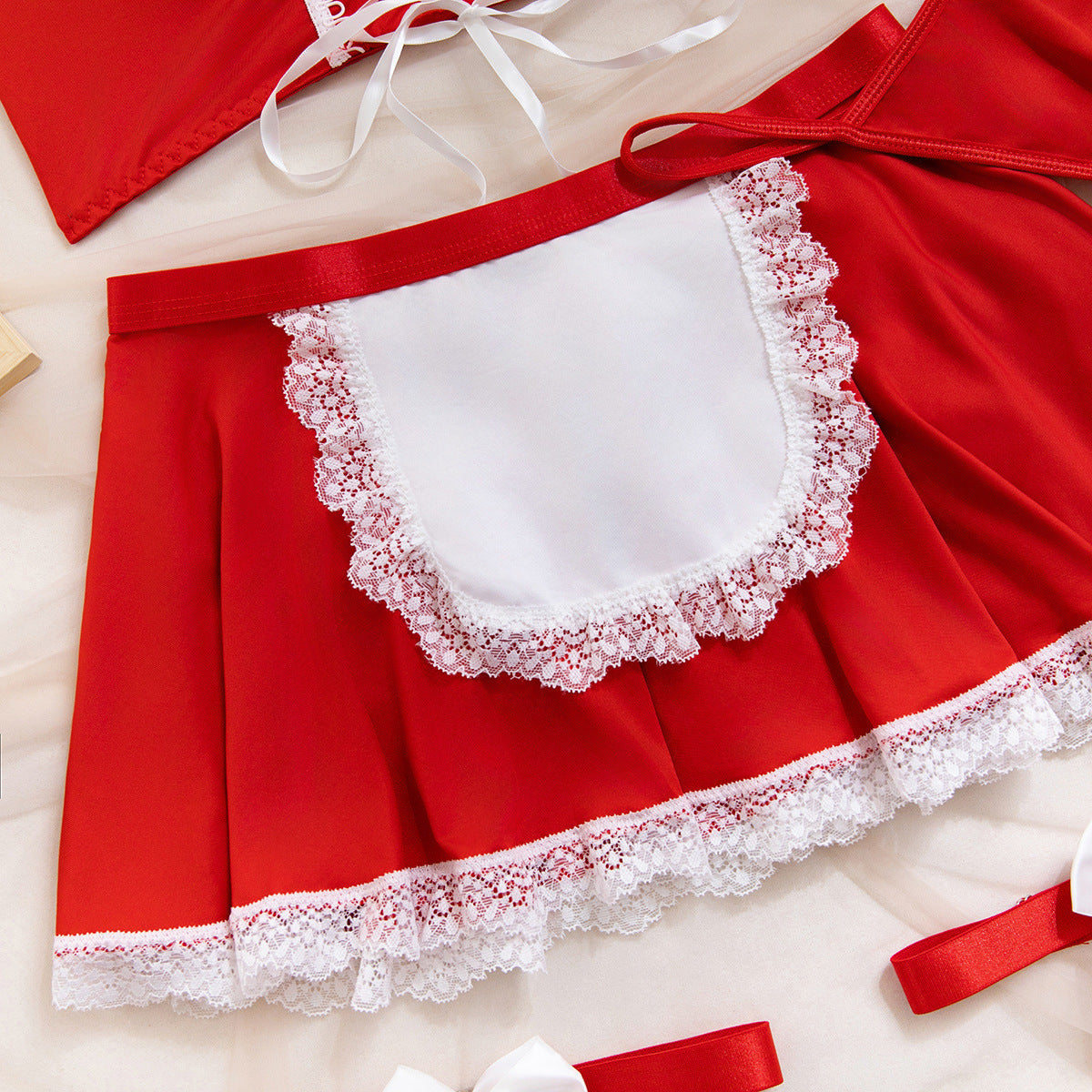 Lace 4-Piece Set Lace-Up Lingerie - detail view 35