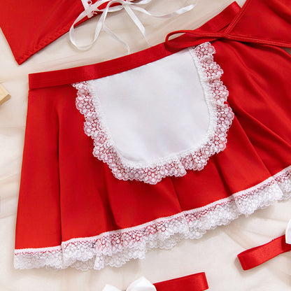 Lace 4-Piece Set Lace-Up Lingerie - detail view 35