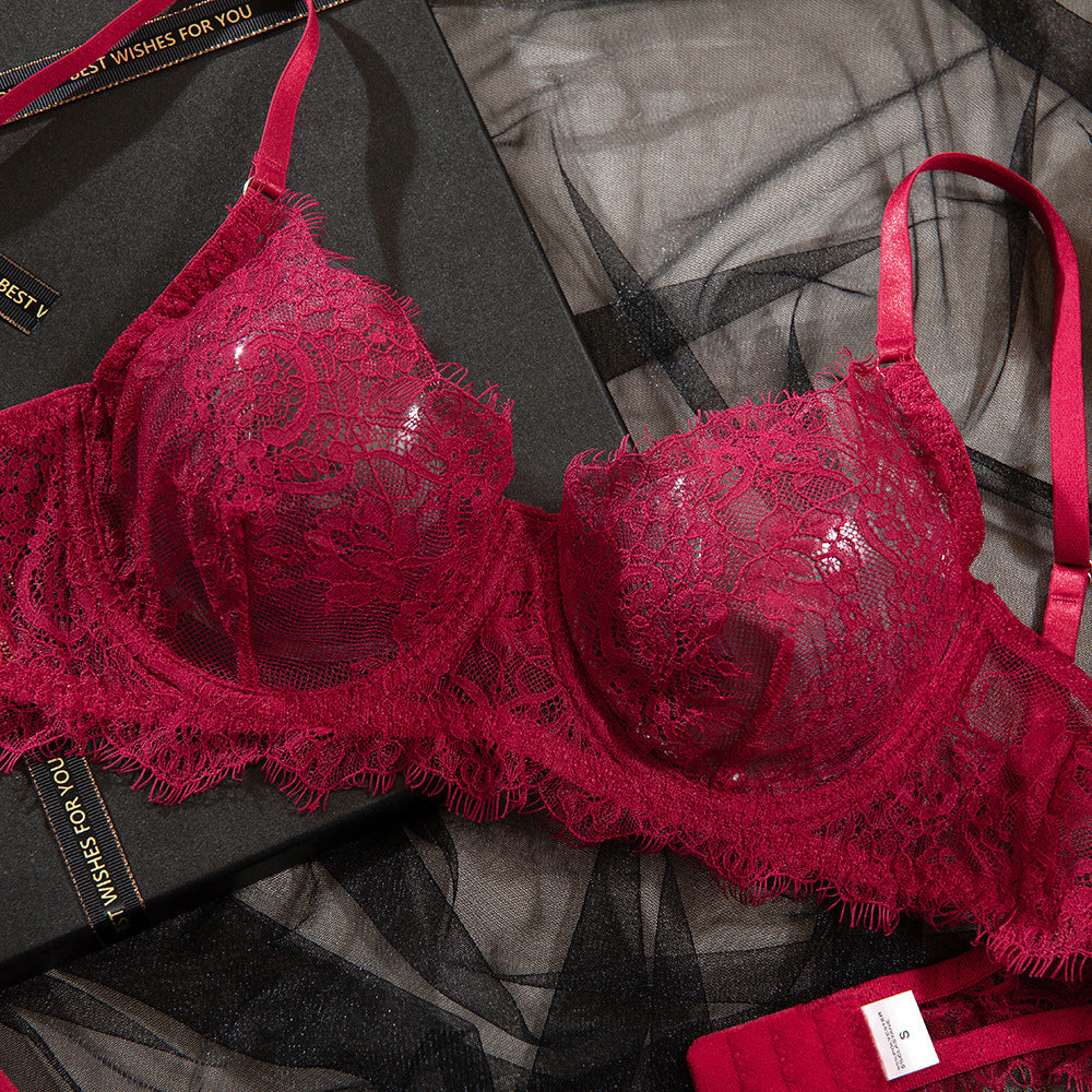 Lace Bra Set Push-Up Lingerie - detail view 14