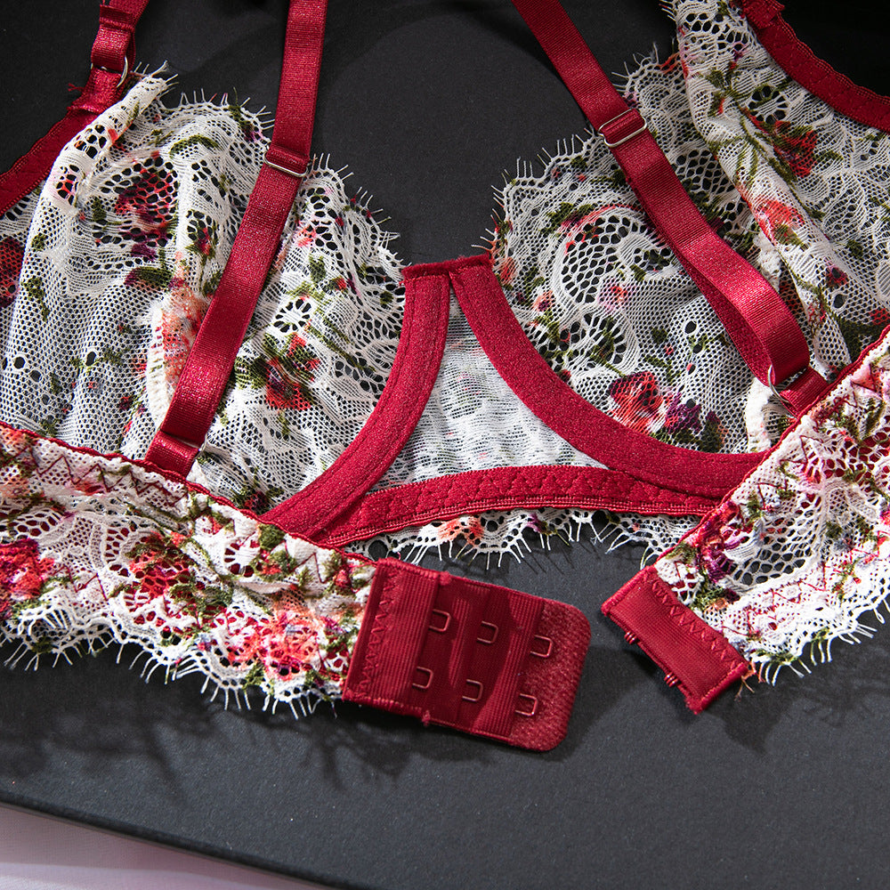 Lace Bra Set Push-Up Lingerie - detail view 15