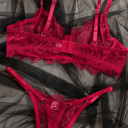 Lace Bra Set Push-Up Lingerie - detail view 16