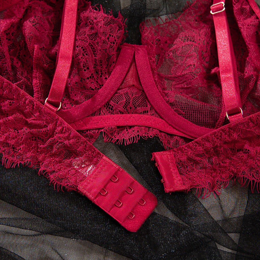 Lace Bra Set Push-Up Lingerie - detail view 17