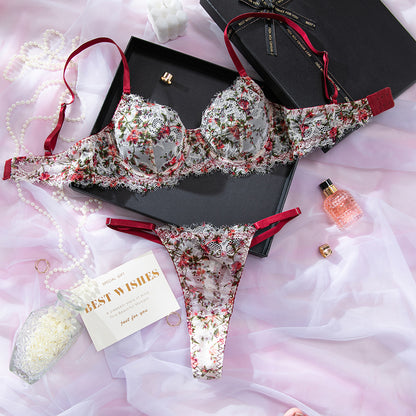 Lace Bra Set Push-Up Lingerie - detail view 8