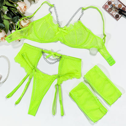 SoftRevel Lace Eyelash 4-Piece Set Lingerie - view 17