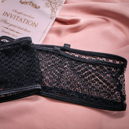 Lace Eyelash 4-Piece Set Lingerie - detail view 59