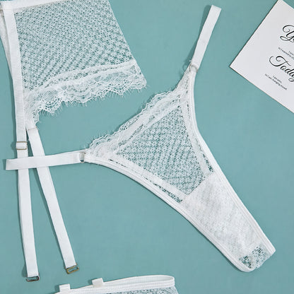 Lace Eyelash 4-Piece Set Lingerie - detail view 69