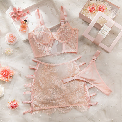 SoftRevel Lace Lingerie Set - full view