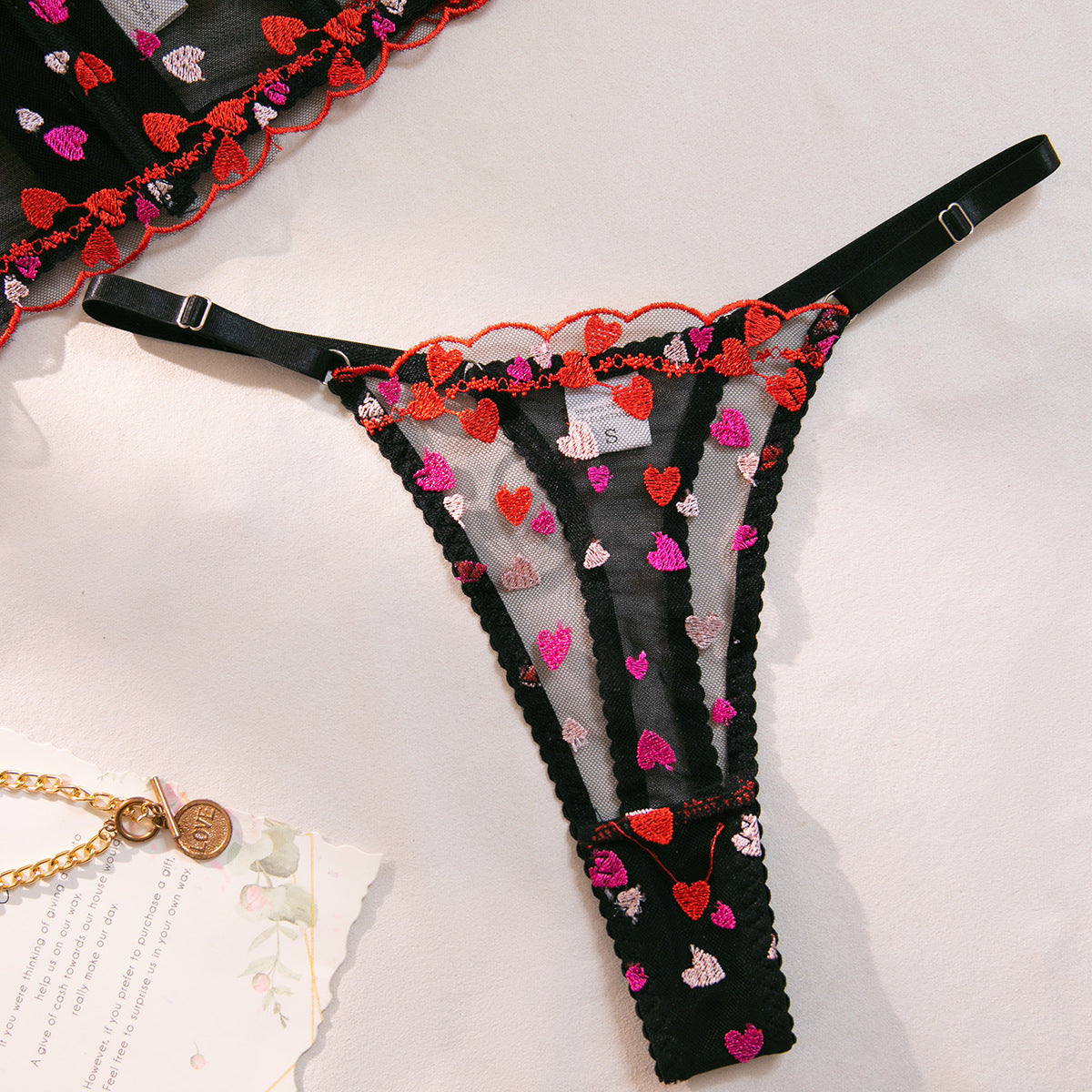 Lace Mesh Bra Set Lingerie - detail view 18