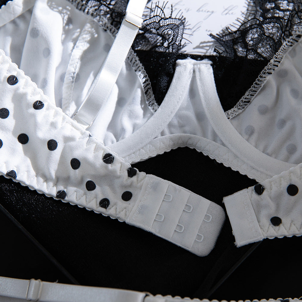 Lace Push-Up Underwire Lingerie Set - detail view 10