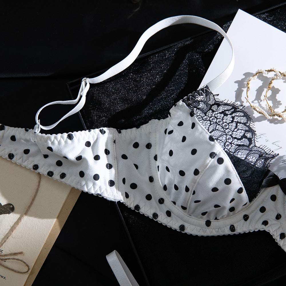 Lace Push-Up Underwire Lingerie Set - detail view 9