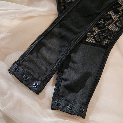 Lace Shapewear Bodysuit Lace-Up - detail view 27