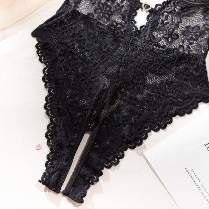 Lace Sheer Bodysuit Lingerie Set - detail view 22