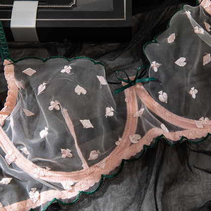Lace Sheer Bra Set Lingerie - detail view 13
