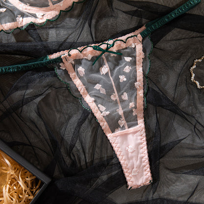 Lace Sheer Bra Set Lingerie - detail view 17