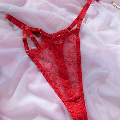 Lace Sheer Mesh 4-Piece Set Lingerie - detail view 26