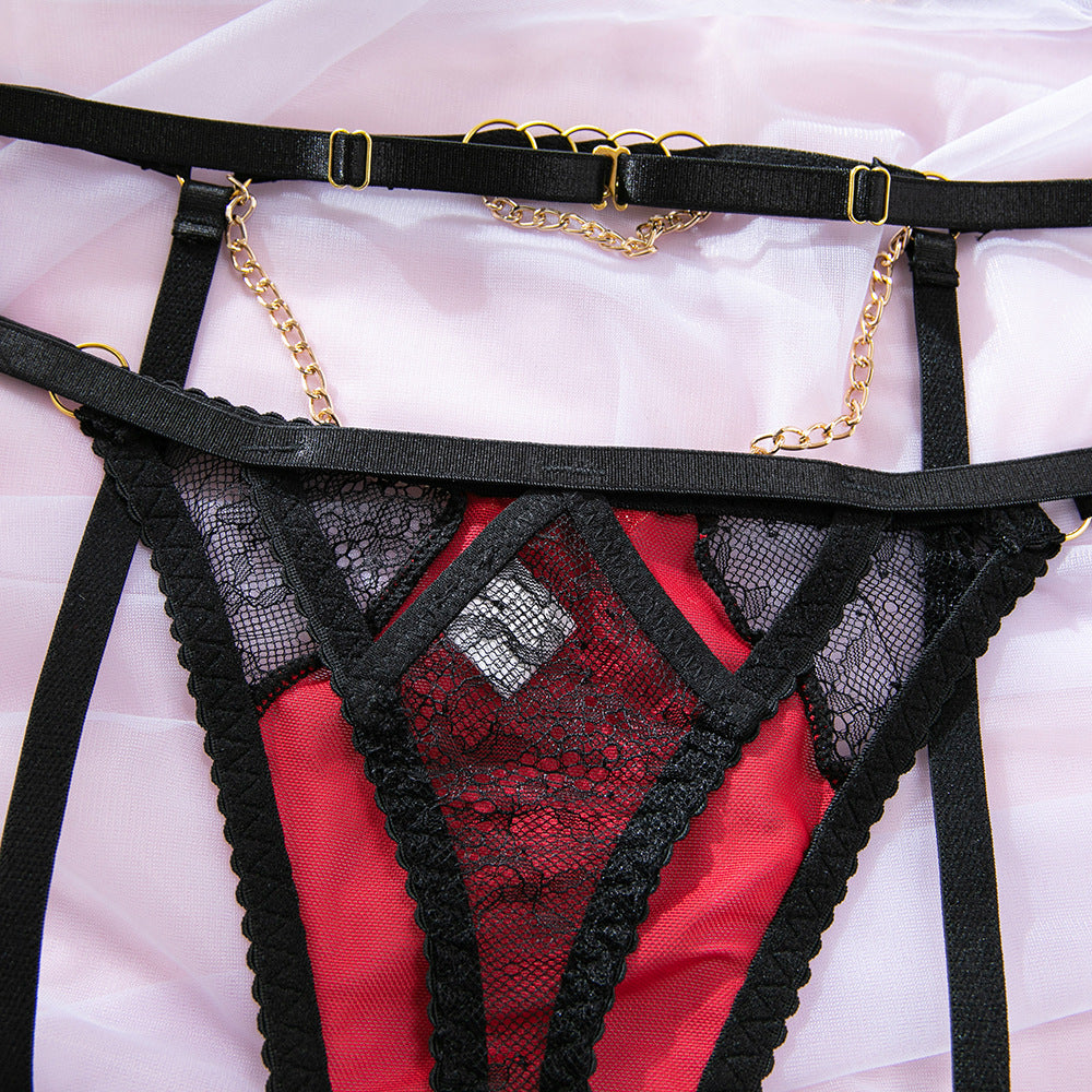 Lace Sheer Mesh Bra Set Lingerie - detail view 18