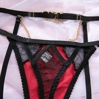 Lace Sheer Mesh Bra Set Lingerie - detail view 18