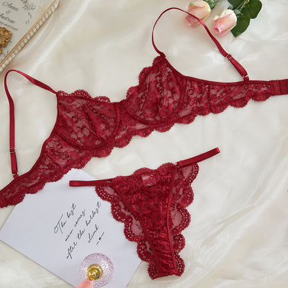 SoftRevel Lace Sheer Mesh Lingerie Set - view 9
