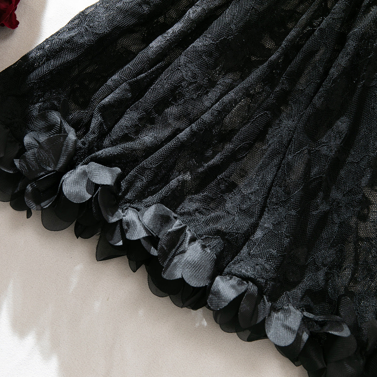 Lace Sheer Mesh Lingerie Set - detail view 16