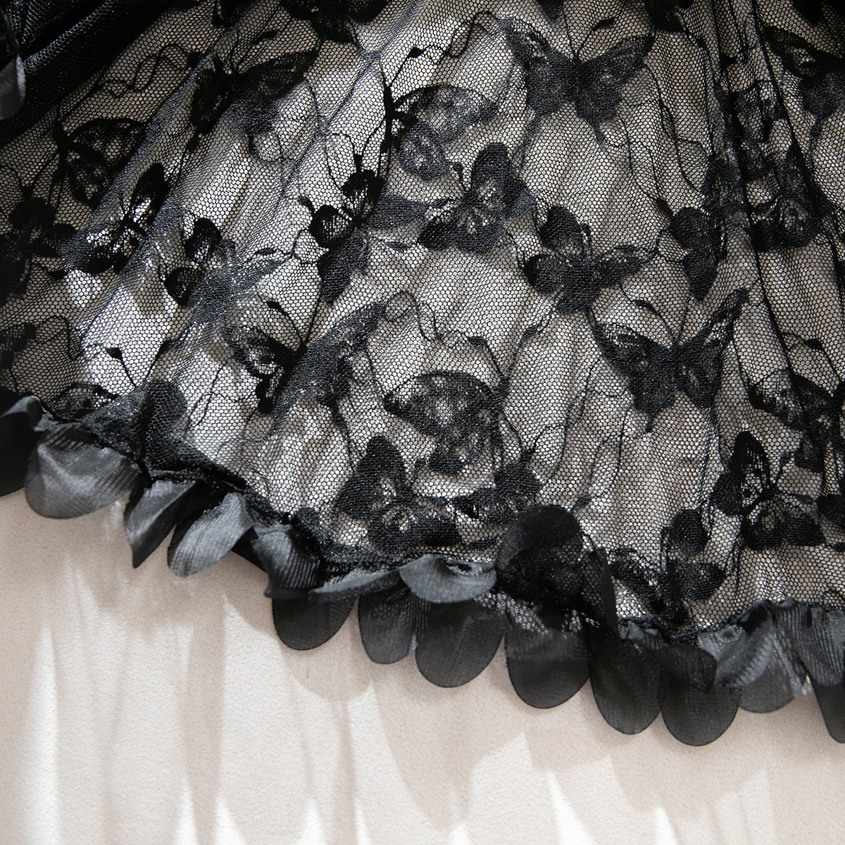 Lace Sheer Mesh Lingerie Set - detail view 17