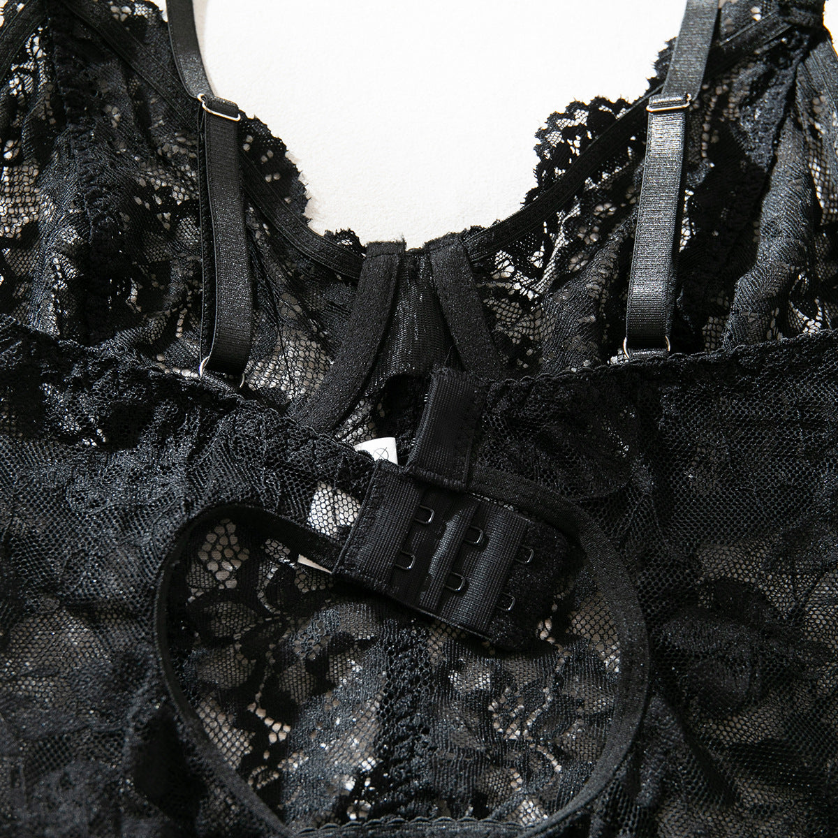 Lace Sheer Mesh Lingerie Set - detail view 18