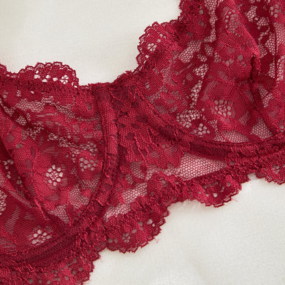 Lace Sheer Mesh Lingerie Set - detail view 28